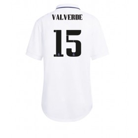 Damen Fußballbekleidung Real Madrid Federico Valverde #15 Heimtrikot 2022-23 Kurzarm